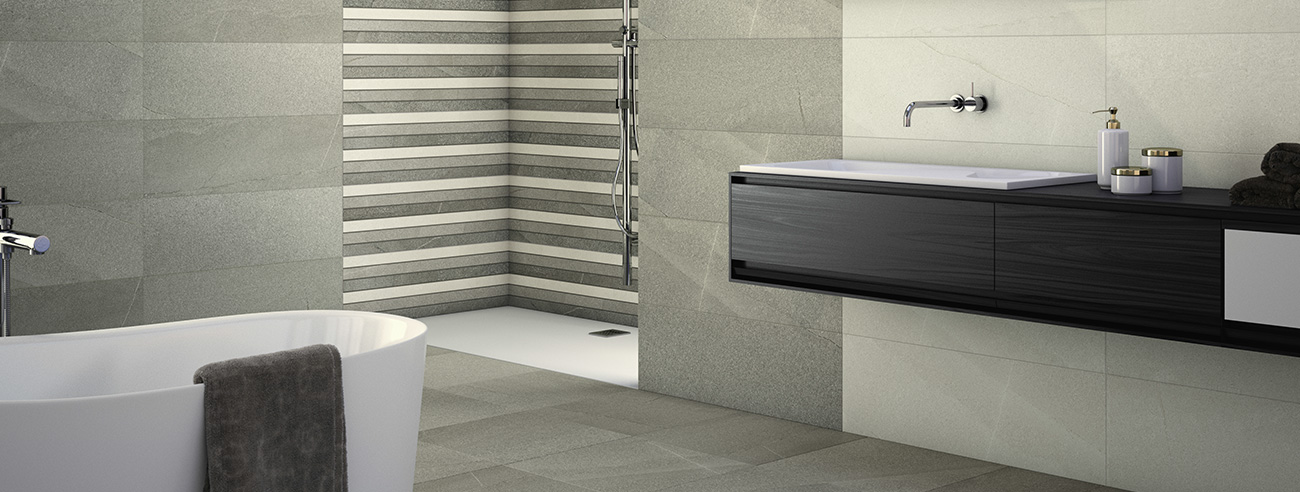 Suelos y azulejos para conseguir el baño ideal. Ven a Terrapilar.