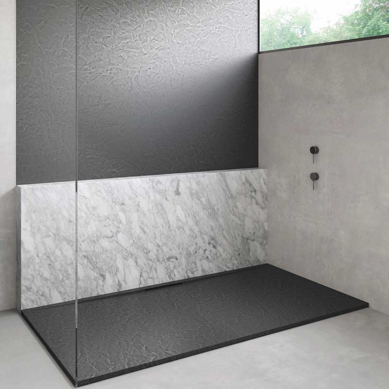 Plato de ducha Fiora trace rectangular antideslizante | Terrapilar Alicante Murcia Cartagena Pilar de la Horadada Santa Pola Torrevieja