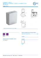 IDEAL STANDARD – Connect E797001 Deposito cubico alimentacion inferior (Ficha Técnica)