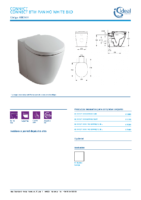 IDEAL STANDARD – Connect E803401 Inodoro btw pan ho white bxd (FichaTécnica)