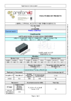 PREFORVIC – Panal Acústico de Hormigón 51DB 12X9X25 (Ficha Técnica)