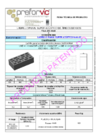 PREFORVIC – Panal Acústico de Hormigón 55DB 16X9X32 (Ficha Técnica)