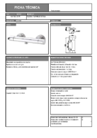 DIVA – Tender termostática ducha 131900-131700 (Ficha Técnica)