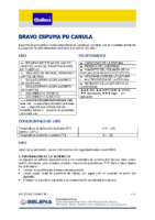 BRAVO – Espuma PU (Ficha técnica)