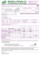 MONTALBAN – Bordillo de Hormigón 12x15x25x50 (Ficha Técnica)