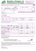 MONTALBAN – Bordillo de Hormigón 4x20x22x50 (Ficha Técnica)