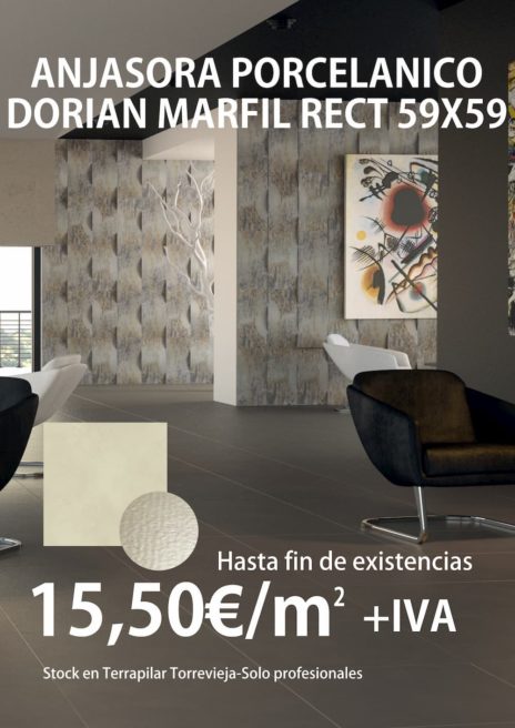 OFERTA ANJASORA 59X59 PORC DORIAN MARFIL RECT-TERRAPILAR-PROFESIONALES-PEQ