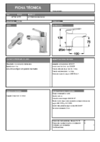 DIVA – Natura mm lavabo ecológico 87700 (Ficha Técnica)