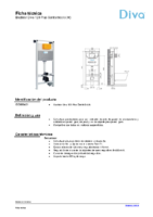 DIVA – Bastidor 120 Plus Sanitarblock (Ficha técnica)