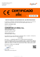 Cementos La Cruz – Cemento Gris II B-L 32,5 R (D.Prestaciones) 2019