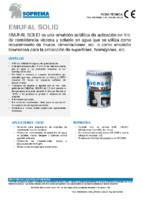 SOPREMA – Impermeabilización líquida Emufal Solid (Ficha Técnica)