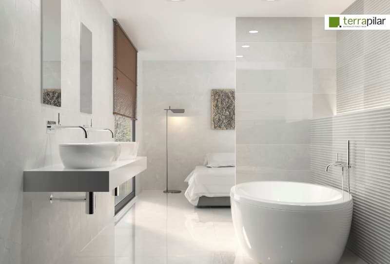 Cuarto decidir Correo Baño azulejos: ideas para baño luminoso - Blog Terrapilar - Decoración -  Hogar - Construcción