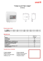 ARISTON – Termos SIMAT 30 (Ficha Técnica 2019)