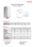 ARISTON – Termos SIMAT 50-80-100 (Ficha Técnica 2019)