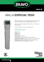 BRAVO – Malla Yeso (Ficha Técnica)