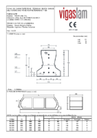 VIGAS LAM – Viga Pretensada T-120 (Ficha Técnica)