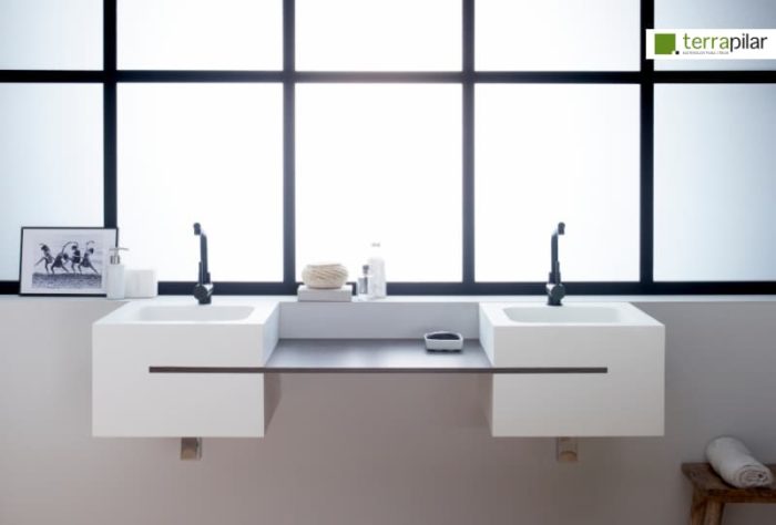 Baño: lavabo sobre encimera o integrado - Blog Terrapilar - Decoración
