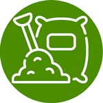cementos, yesos y áridos para obras, construcciones y reformas