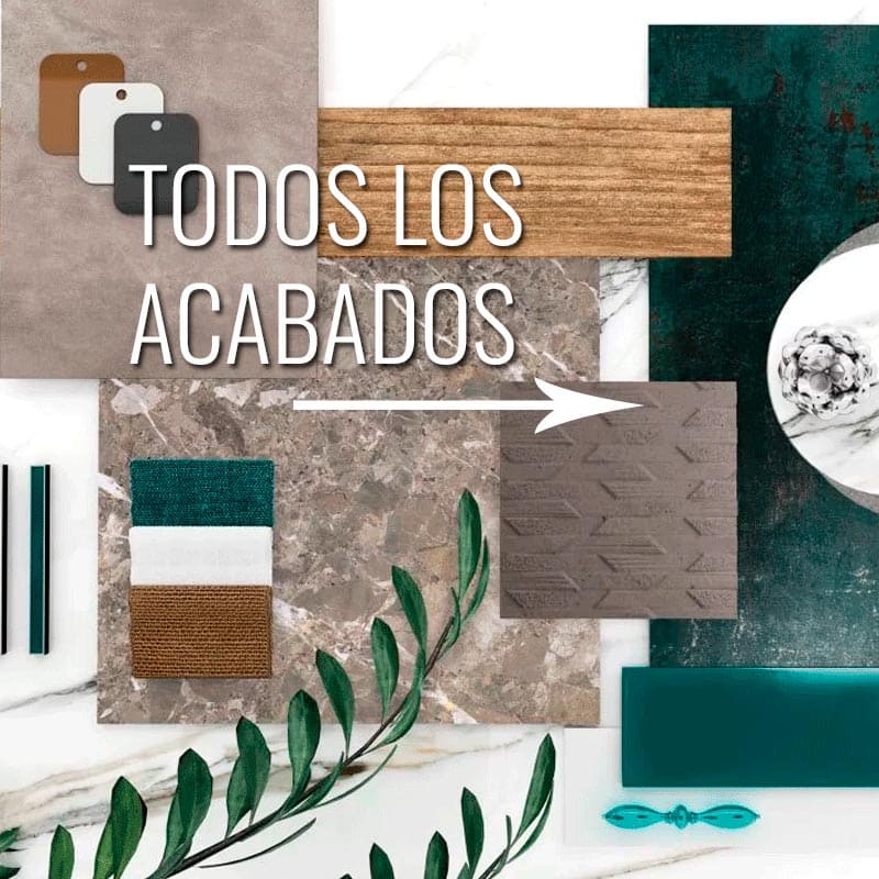 todos los acabados porcelánicos para pavimentos