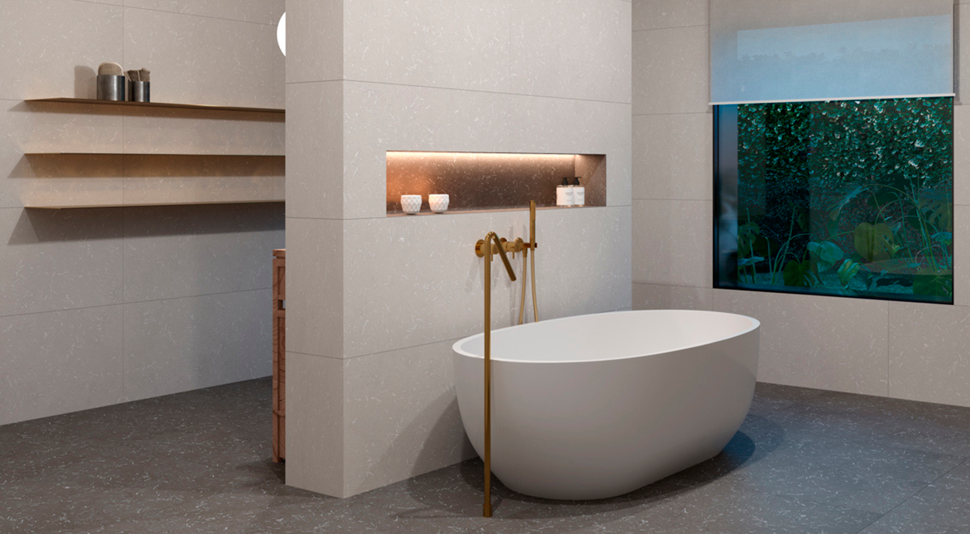 Apavisa Barro porcelánico imitación cemento